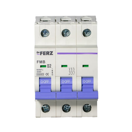 FMB-D 10kA 3P 02 х-ка D Автоматический выключатель